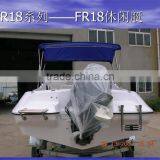 UF18 Fiberglass High Speed Small Cabin Outboard Engine Yacht Quality Choice Most Popular thumbnail-3