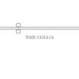 High Quality Almila Walnut Finished Glazed Wooden Door thumbnail-5