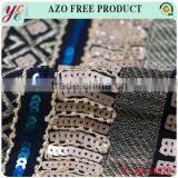 Multicolor Sequins Strip Pattern Design Sequin Fabric Embroidery for Dress thumbnail-4
