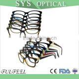 Most Popular Lady Fashion Acetate Spectacle Optical Frame With Flower Diamond thumbnail-6