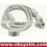 Supper VGA Cable Hd15p M/F