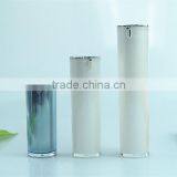 Cosmetic Creen Printing Surface Handling Airless White Plastic Bottle thumbnail-2