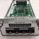 Cisco switches catalyst c3kx-nm-10g Gigabit switch Ethernet 10/100 PoE port small medium businesss