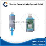 Micro Usb + 8pin USB 2 in 1 Sync Data Charger Cable Telescopic Line for Iphone 4,5,6 for Android Phone thumbnail-2