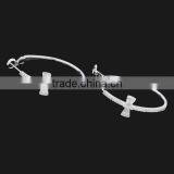 Golden Manufacturer Girls Hoop Earring Diamond Earring thumbnail-2