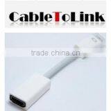 6 Inch HDMI Female to Mini DVI Male Adapter - White