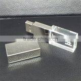 Wholesale New Design Crystal Glass USB Flash Drive With LED Light 32gb Usb Flash Drive
