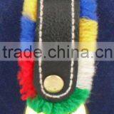 9cm Gold Platd Keyring Bell With Leather Strap for Promotional A2-142 (A248) thumbnail-1