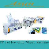 Price for Plastic PC Hollow Grid Sheet Production Line
