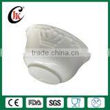 Wholesale Fine Royal New Bone China White Embossed Ceramic Soup Bowl With Crown Design thumbnail-2