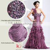 Fashion New Style Sexy Dress Designer Names Long Dresses Purple Lace Party Dress thumbnail-4