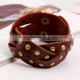 Newest Unisex Leather Bracelets for Men and Women thumbnail-1