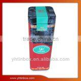 Square Metal Tea Tin With Pillow Lid