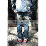 High Quality Heavy Wash Ripped Jeans Wholesale Destroyed Jean American Wholesale Jeans (LOTM258) thumbnail-3