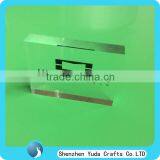 Acrylic Logo Display Block Clear Logo Block With Black Printing Acrylic Trademark Block