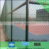 High quality cheap price 2'' hole galvanized and pvc coated chain link fence(proffessional factory)