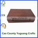 Wooden Home Garden Tool Kit Set Storage Box thumbnail-4