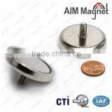 50 Pounds Pot Magnet With Threaded Stem thumbnail-3