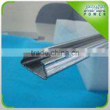 Greenhouse aluminum card slot for film fastness