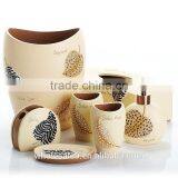 7 Pcs Resin Elegant Bathrooom Accessories Set, Wedding Gift thumbnail-1
