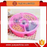 5 Cells Round Shape Candy Fruit Dessert Bowl Dish Storage Box Home Decoration thumbnail-1