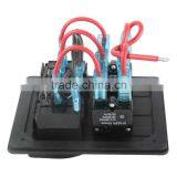 Marine/Boat/RV/Yacht 3 Gang Aluminum LED Waterproof Rocker Switch Panel thumbnail-2