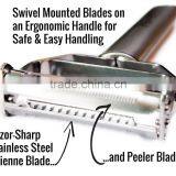 Stainless Steel Julienne Peeler/Vegetable Peeler/Stainless Steel Slicer thumbnail-2