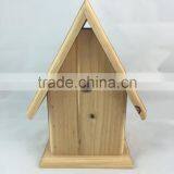 FSC Derictional Hot Selling Wooden Birdhouse /bird Cage,decor Garden thumbnail-1