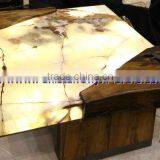 Free Sample for Most Popular BACKLIT ONYX TABLES DINNG TABLE COFFEE TABLES thumbnail-2