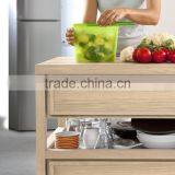 Fresh Vegetable Bag Silicone Food Bag With Zipper Food Freezer Bag thumbnail-2