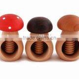 Wood Mushroom Nut Cracker thumbnail-3