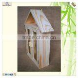 Popular Clear Door House Shaped Wooden Key Box thumbnail-2