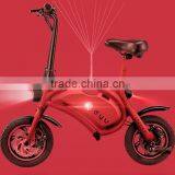 2017 New Arrival Smart Mobile APP Control Electric Mini Folding Bicycle, 12inch Foldable Electric Bicycle, 36V 350W Electro Bike thumbnail-2