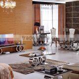 Hot Sale Marble Top TV Stand Modern thumbnail-3