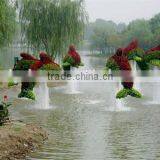Fake Grass Animal Entertainment/park Life-like Artificial Grass Topiary thumbnail-1
