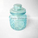 Turquoise Glass Oul Food Grade Container With Glass Seal Lid thumbnail-2