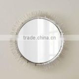 silver plated fancy wall mirror for sale