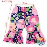 2017 Summer Boutique Clothing Set Ruffle Top And Shorts Two Pieces Girls Outfits thumbnail-3