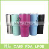 30oz Vacuum Insulated Stainless Steel Tumbler With Non-spill Slide Splash Lid thumbnail-2