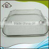 NBRSC Reliable Company Stainless Steel Mesh Roasting Frying Pan Grill Basket thumbnail-6