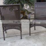 Breathable Outdoor Furniture Round Rattan Table and 4 Chairs Dining Set thumbnail-6