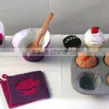 2017 Hight Quality New Products Hot Sale Interior Home Decoration Handmade Promotion Felt Toy Organizer for Kids thumbnail-1