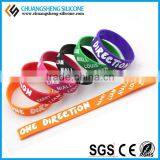 Wholesale Silicone Bracelet Wrist Jewelry Embossing Printing Wristband Candy Color Beadlet Silicone Decoration Hot Sale Jewelry thumbnail-3