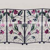European Restaurant Bedroom Carved Hollow Metal Screen thumbnail-3