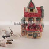 Hand Painted Porcelain Christmas Village thumbnail-5