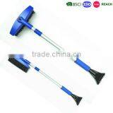 Extendable Rotating Snow Cleaning Brush With Scraper thumbnail-1