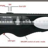 Promotional Portable Digital Tire Pressure Gauge With LED Flashlight thumbnail-1
