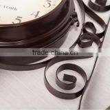 Cafe Retro Wall Clock , European Style Double Side Wall Clock thumbnail-3