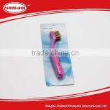 Colorful Wire Brush Plastic Handle Copper Wire Brush Cleaning Brush thumbnail-3