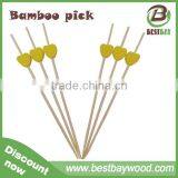 Chistmas Party Cocktail Decoration Heart-shaped Bamboo Skewers,bamboo Skewers Wholesale thumbnail-3